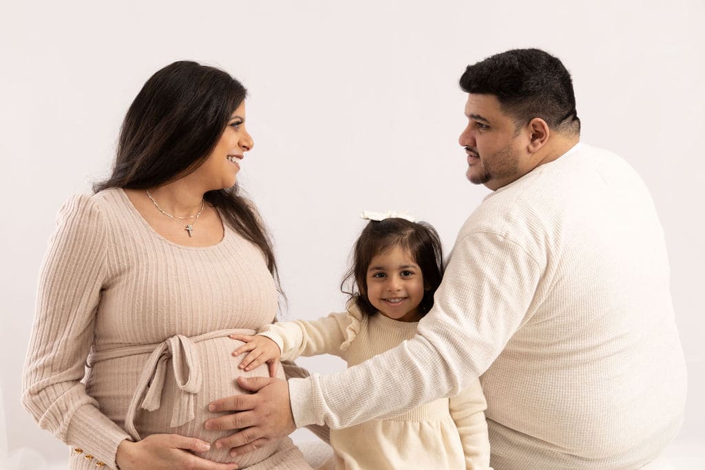 Maternity photography studio in newmarket